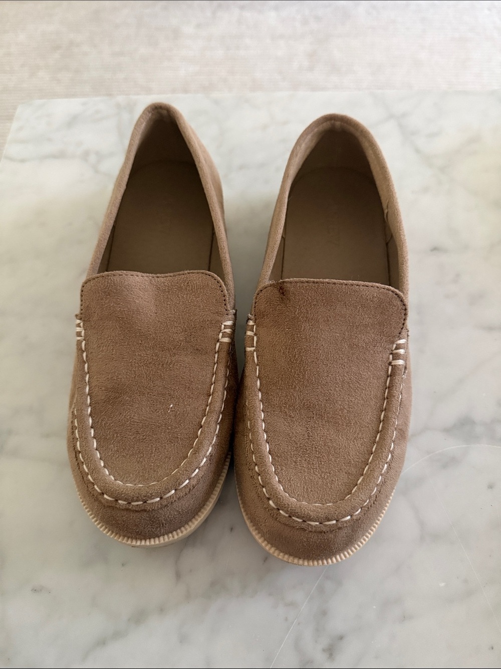 Suede Slip-On Loafers - J Crew Kids Size 3 Boys